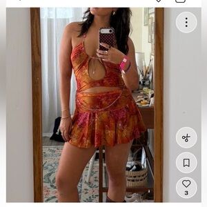 Women's Red Mini Dress